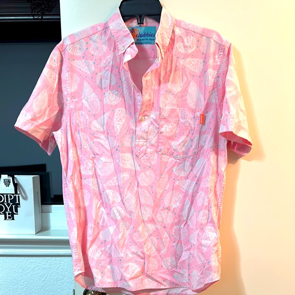 Chubbies Pink Men's Shirt size medium